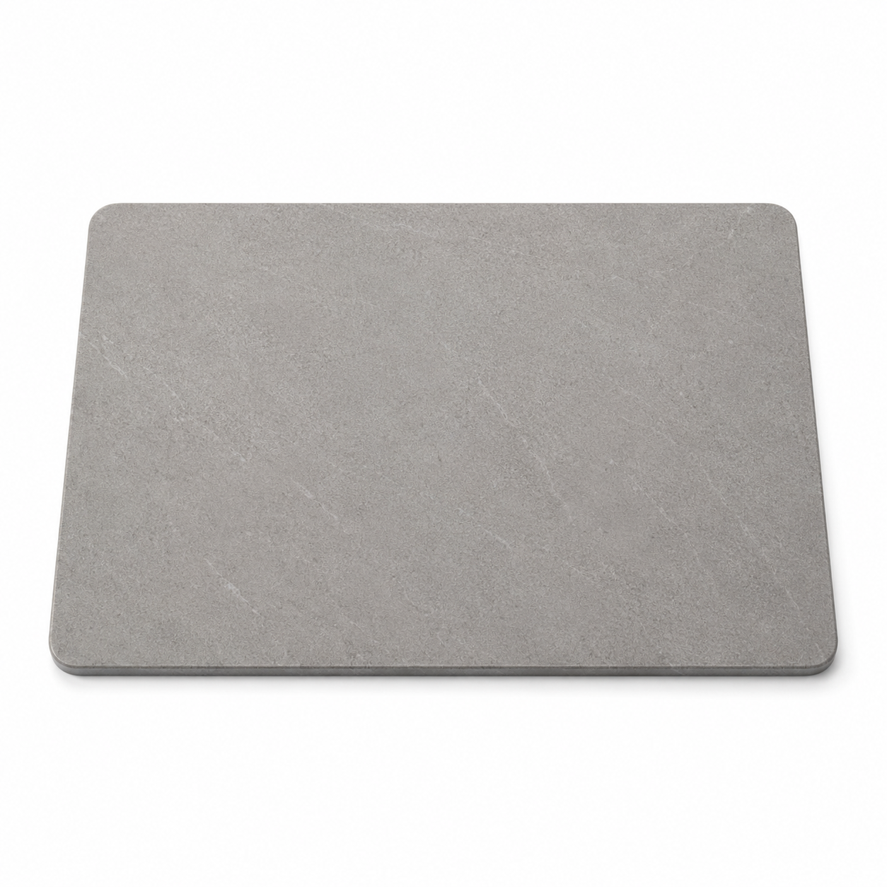 Tapis de bain rigide en diatomite gris pierre 40x60 cm