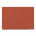 Grand tapis de bain terracotta en coton tissé 60x90 cm