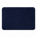 Tapis de bain bleu nuit en mousse à mémoire 50x80 cm